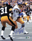 Kellen Winslow Autographed 8x10 Photo San Diego Chargers Beckett BAS QR #BS12841