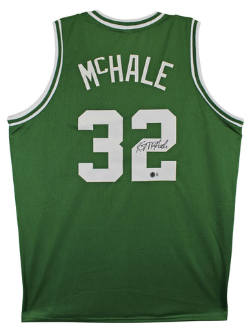 Kevin McHale Authentic Signed Green Pro Style Jersey Autographed BAS Witnessed