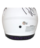 Ray Lewis Signed Baltimore Ravens Authentic Lunar Helmet MVP Beckett 41206