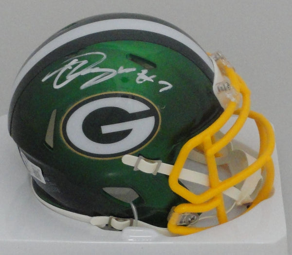 Packers 2022 1st Rnd Pick QUAY WALKER Signed FLASH Speed Mini Helmet AUTO BAS