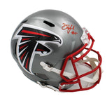 Drake London Signed Atlanta Falcons Speed Full Size Flash NFL Helmet