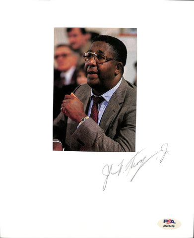 John Thompson Signed/Auto 3.5x5 Photo Georgetown PSA/DNA 185188