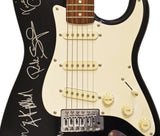 Def Leppard Autographed Fender Guitar 5 Sigs Incl Joe Elliott Beckett AE08316