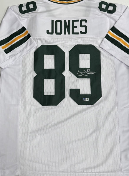 JAMES JONES Signed Replica White Jersey - Green Bay Packers - JSA