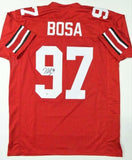 Nick Bosa Signed Ohio State Buckeyes Jersey (Beckett) 2019 #2 Overall Draft Pick