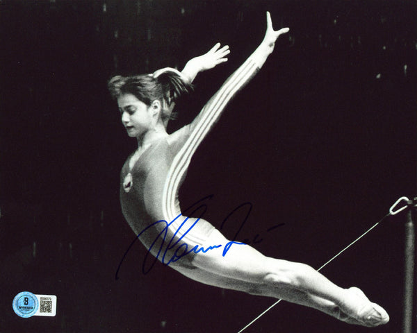 Nadia Comaneci Authentic Signed 8x10 Horizontal Photo Autographed BAS 1