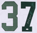 Josh Jackson Signed Packers Jersey (JSA COA) Green Bay 2018 2nd Rd Pick Corner