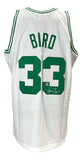 Larry Bird Signed Celtics White M&N Hardwood Classics Swingman Jersey BAS ITP