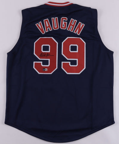 Charlie Sheen Signed "Major League" Cleveland Indians Jersey (Beckett)