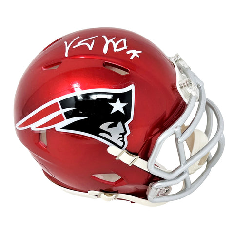 Vince Wilfork New England Patriots Signed Flash Mini Helmet Patriots Alumni COA