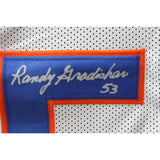 Randy Gradishar Autographed/Signed Pro Style White Jersey HOF Beckett 44681
