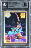 Magic Johnson Signed 2000 Topps Chrome CTNW Refractors #MJ5 Card BAS Slabbed