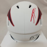 JA'LYNN POLK SIGNED NEW ENGLAND PATRIOTS LUNAR ECLIPSE SPEED MINI HELMET BECKETT