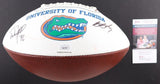 Florida Gators Logo Tim Tebow Football Signed by Tebow, Wuerffel, Aikman McMahon