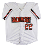 Jim Palmer "HOF 90" Authentic Signed White Pro Style Jersey BAS Witnessed 2