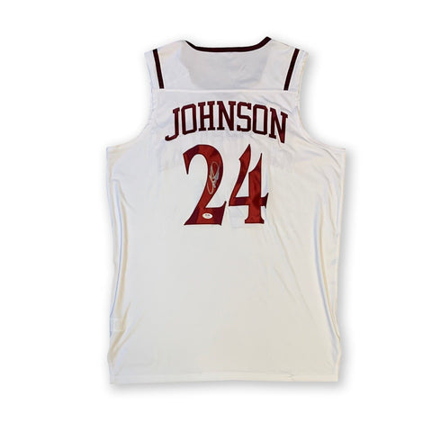 Joe Johnson Autographed Arkansas Signed Basketball Jersey PSA DNA COA
