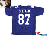 Sterling Shepard Autographed/Signed New York Custom Blue Jersey