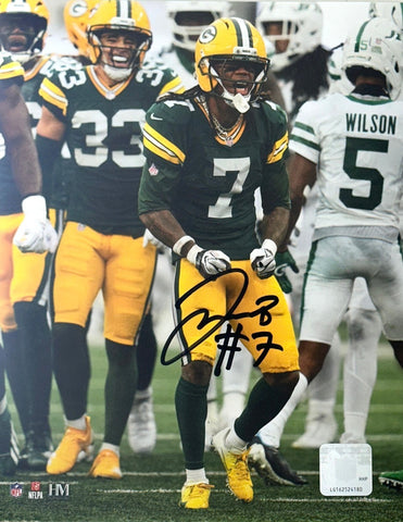 Green Bay Packers Safety JAVON BULLARD Signed 8x10 Photo #3 AUTO