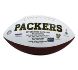 Clay Matthews Signed Green Bay Packers Embroidered White NFL Football