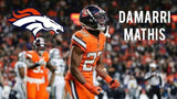 Damarri Mathis Signed Denver Broncos Mini-Helmet (JSA COA) 2022 4th Rnd Pick /DB
