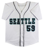 Felix Hernandez Authentic Signed White Pro Style Jersey Autographed BAS