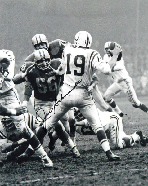 Joe Schmidt Autographed Signed 8x10 Photo Detroit Lions SKU #245893