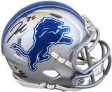 Jahmyr Gibbs Autographed Detroit Lions Mini Speed Helmet Fanatics
