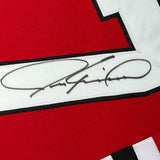 FRAMED Autographed/Signed JEREMY ROENICK 35x39 Chicago Red Jersey JSA COA