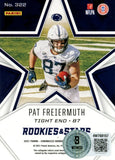 Pat Freiermuth Autographed 21 Panini Chronicles Rookie&Stars #322 Beckett 56973