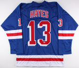 Kevin Hayes Signed Rangers Jersey (Beckett COA) Playing career 2014-present