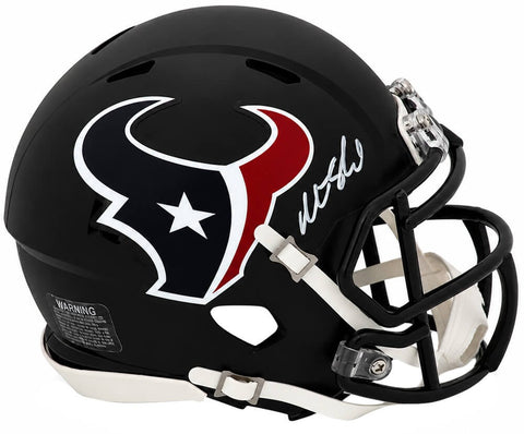 Matt Schaub Signed Houston Texans Riddell Speed Mini Helmet - (SCHWARTZ COA)