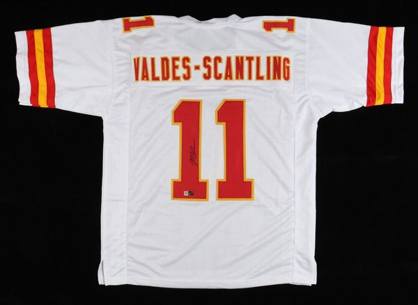 Marquez Valdes-Scantling Signed Kansas City Chief Jersey (Players Ink) 2018 Pick