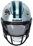 Chuba Hubbard Autographed Carolina Panthers Speedflex Midi Helmet Beckett