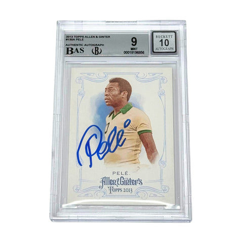 Pele Signed 2013 Topps Allen & Ginter's - BGS 9 AUTO 10