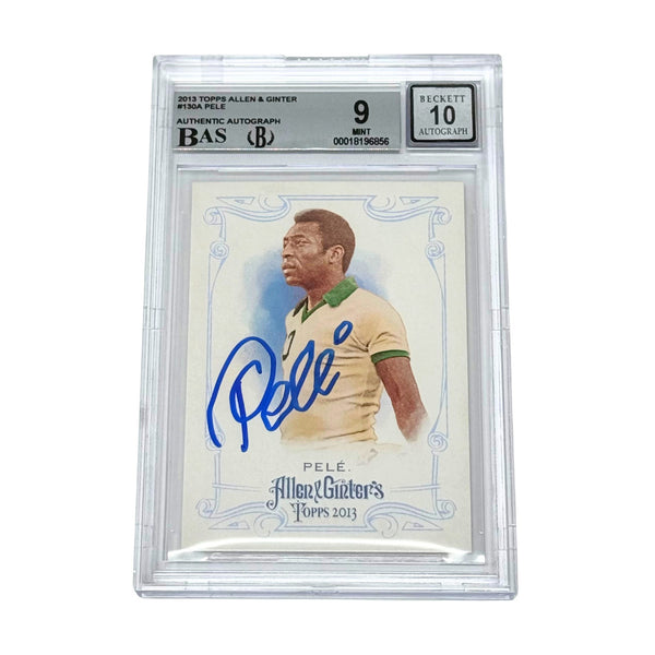 Pele Signed 2013 Topps Allen & Ginter's - BGS 9 AUTO 10