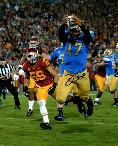 UCLA Bruins Quarterback BRETT HUNDLEY Signed 8x10 AUTO Photo #1 - AZ Cardinals