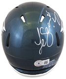Eagles LeSean McCoy Authentic Signed Speed Mini Helmet BAS Witnessed