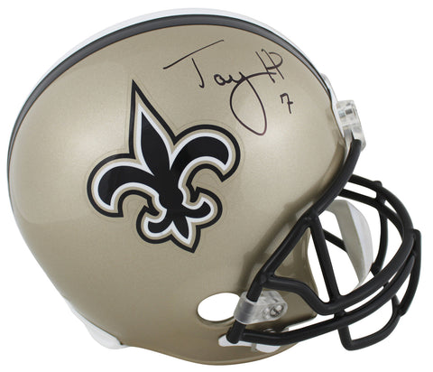 Saints Taysom Hill Authentic Signed Full Size Rep Helmet BAS Witnessed