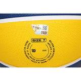 Jamal Murray Autographed/Signed Denver Nuggets Blue Yellow Basketball FAN 43978