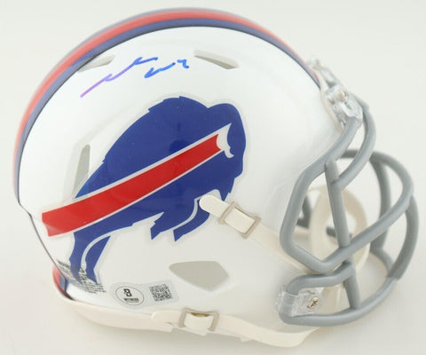 James Cook Buffalo Bills Mini Helmet (Beckett) 2021 Ex U of Georgia Running Back