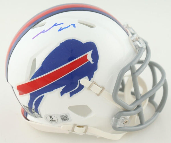 James Cook Buffalo Bills Mini Helmet (Beckett) 2021 Ex U of Georgia Running Back