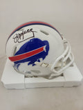 JIM KELLY SIGNED BUFFALO BILLS SPEED MINI HELMET BECKETT QR