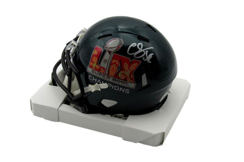 C.J. Gardner-Johnson Signed Super Bowl LIX Champions Mini Helmet Eagles BAS