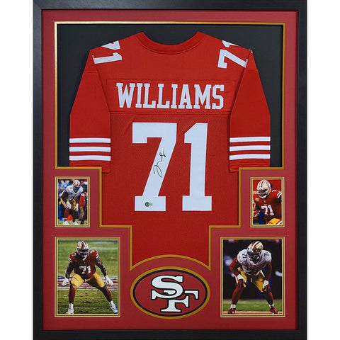 Trent Williams Autographed Signed Framed San Francisco 49ers Jersey BECKETT