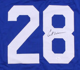 Curt Warner Signed Seahawks Jersey (JSA) Seattle Running Back (1983-1989)