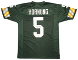 GREEN BAY PACKERS PAUL HORNUNG AUTOGRAPHED GREEN JERSEY PSA/DNA STOCK #211727