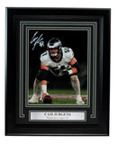 Cam Jurgens Autographed 8x10 Photo Framed Philadelphia Eagles PSA/DNA 193989