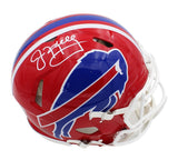 Jim Kelly Signed Buffalo Bills Speed Authentic Throwback 1987-2001 NFL Helmet