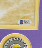 Jerry West Signed Framed 16x20 Los Angeles Lakers Basketball Photo BAS Hologram