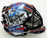 Mike Richter Signed New York Rangers Mini Goalie Mask Beckett / 1994Cup Champion